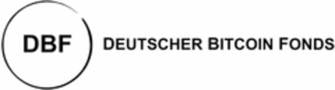 DBF DEUTSCHER BITCOIN FONDS Logo (EUIPO, 18.07.2023)