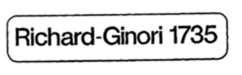 Richard-Ginori 1735 Logo (EUIPO, 04/01/1996)