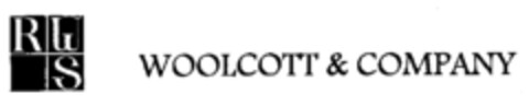RWS WOOLCOTT & COMPANY Logo (EUIPO, 12/06/1996)