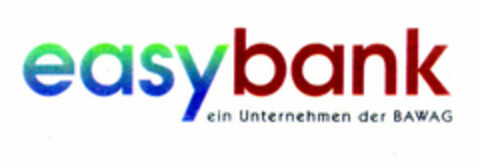 easybank ein Unternehmen der BAWAG Logo (EUIPO, 09/15/1997)