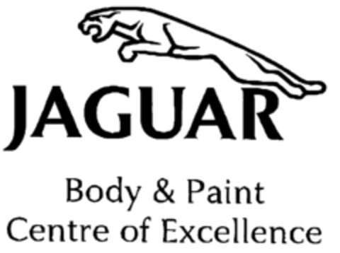 JAGUAR Body & Paint Centre of Excellence Logo (EUIPO, 10/26/1999)