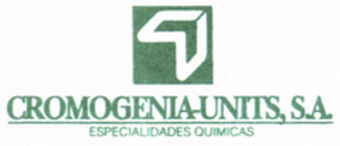 CROMOGENIA-UNITS, S.A. ESPECIALIDADES QUIMICAS Logo (EUIPO, 26.02.2002)