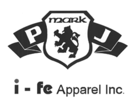 P mark J i-fe Apparel Inc. Logo (EUIPO, 27.05.2004)