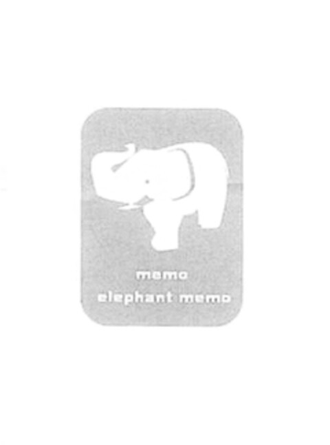 memo elephant memo Logo (EUIPO, 08/10/2005)