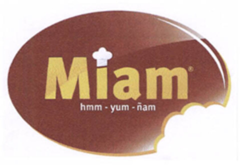 Miam hmm - yum - ñam Logo (EUIPO, 05.06.2007)