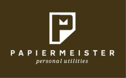 PAPIERMEISTER personal utilities Logo (EUIPO, 11.10.2007)