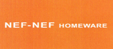 NEF-NEF HOMEWARE Logo (EUIPO, 29.02.2008)