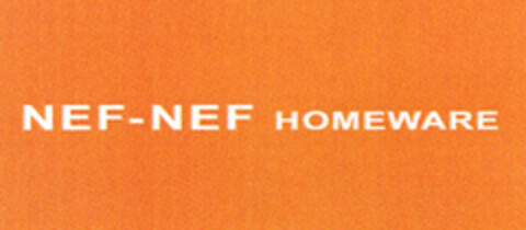 NEF-NEF HOMEWARE Logo (EUIPO, 02/29/2008)