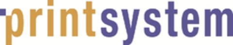 printsystem Logo (EUIPO, 15.06.2012)