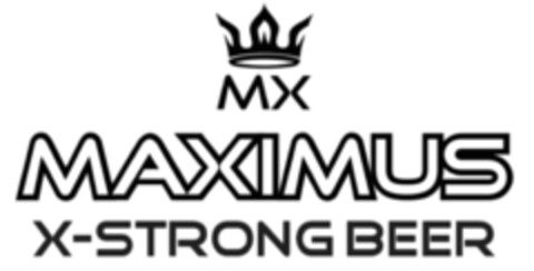 MX MAXIMUS X-STRONG BEER Logo (EUIPO, 17.07.2018)