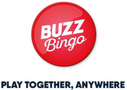 BUZZ BINGO PLAY TOGETHER, ANYWHERE Logo (EUIPO, 07.11.2018)