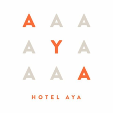 HOTEL AYA Logo (EUIPO, 03/25/2019)