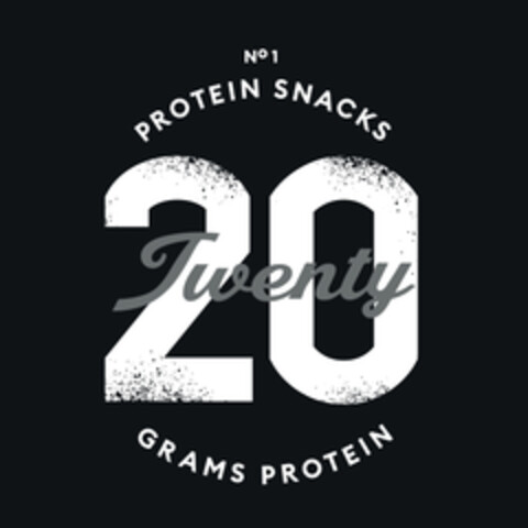 no 1 protein snacks 20 TWENTY grams protein Logo (EUIPO, 05.09.2019)