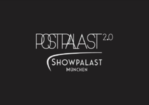 POSTPALAST 2.0 SHOWPALAST MÜNCHEN Logo (EUIPO, 09/26/2019)