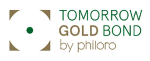 TOMORROW GOLD BOND by philoro Logo (EUIPO, 06.04.2020)