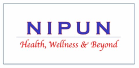 NIPUN Health, Wellness & Beyond Logo (EUIPO, 03.08.2022)