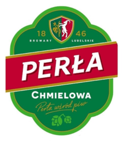 1846 BROWARY LUBELSKIE PERŁA CHMIELOWA Perła wśród piw Logo (EUIPO, 29.03.2024)