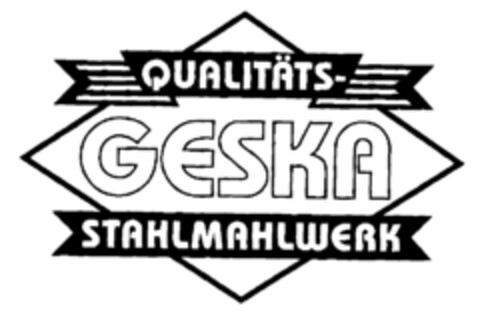 GESKA QUALITÄTS-STAHLMAHLWERK Logo (EUIPO, 26.02.2002)