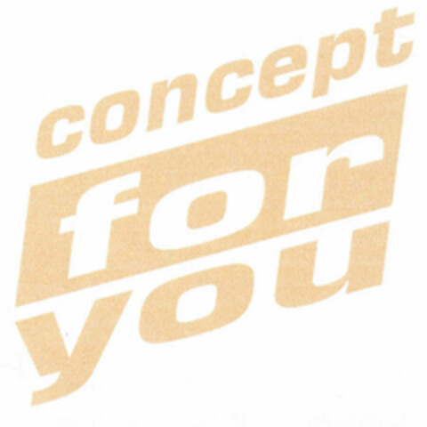 concept for you Logo (EUIPO, 06.05.2002)