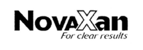 NOVAXan For clear results Logo (EUIPO, 05/26/2005)