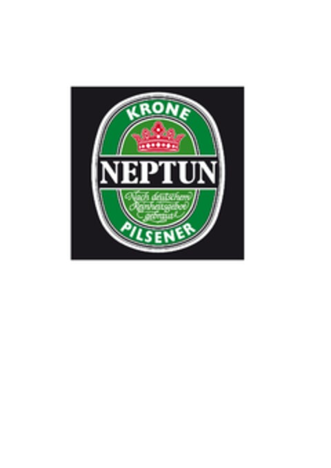 KRONE NEPTUN PILSENER Nach deutschem Reinheitsgebot gebraut Logo (EUIPO, 27.10.2009)