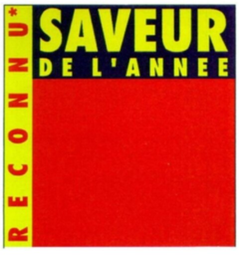 RECONNU SAVEUR DE L'ANNEE Logo (EUIPO, 11/03/2009)