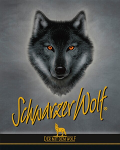 Schwarzer Wolf DER MIT DEM WOLF Logo (EUIPO, 02/16/2012)