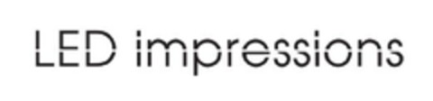 LED impressions Logo (EUIPO, 18.04.2012)