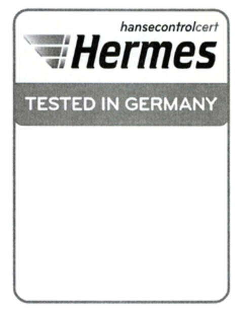 hansecontrolcert Hermes TESTED IN GERMANY Logo (EUIPO, 19.11.2012)