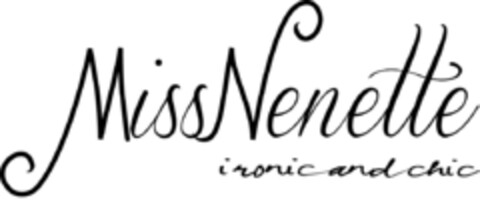 Miss Nenette ironic and chic Logo (EUIPO, 27.05.2014)