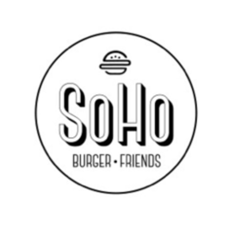 SOHO BURGER FRIENDS Logo (EUIPO, 09/18/2014)