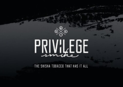 PRIVILEGE SMOKE The shisha tobacco that has it all Logo (EUIPO, 29.12.2015)