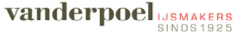 VANDERPOEL IJSMAKERS SINDS 1925 Logo (EUIPO, 20.01.2016)