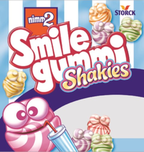 nimm 2 Smilegummi Shakies Logo (EUIPO, 14.07.2016)