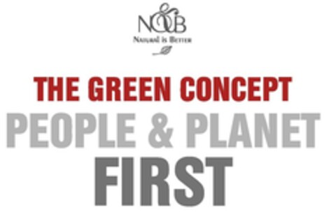 N&B NATURAL IS BETTER THE GREEN CONCEPT PEOPLE & PLANET FIRST Logo (EUIPO, 28.11.2017)