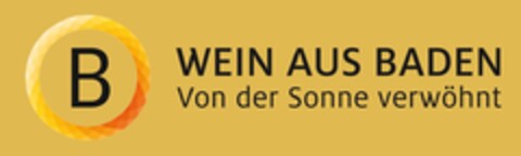 B WEIN AUS BADEN Von der Sonne verwöhnt Logo (EUIPO, 13.02.2019)