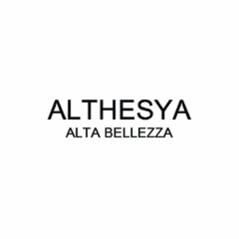 ALTHESYA ALTA BELLEZZA Logo (EUIPO, 24.06.2019)