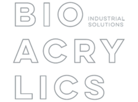 BIOACRYLICS INDUSTRIAL SOLUTIONS Logo (EUIPO, 14.11.2019)