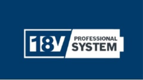 18V PROFESSIONAL SYSTEM Logo (EUIPO, 01.07.2020)