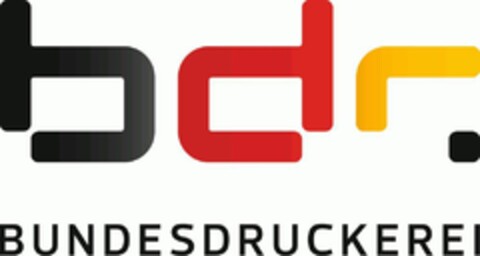 bdr BUNDESDRUCKEREI Logo (EUIPO, 12/29/2020)