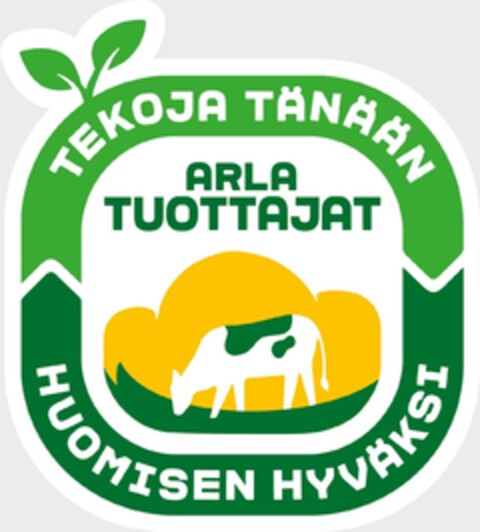 ARLA TUOTTAJAT TEKOJA TÄNÄÄN HUOMISEN HYVÄKSI Logo (EUIPO, 07.11.2023)