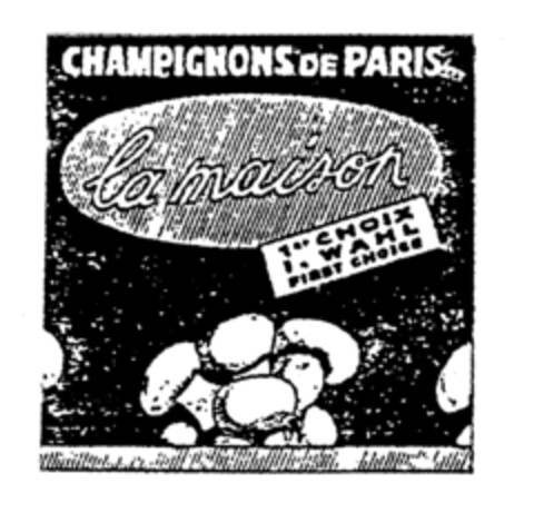 CHAMPIGNONS DE PARIS la maison Logo (EUIPO, 04/01/1996)