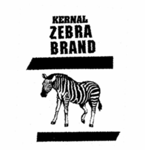 KERNAL ZEBRA BRAND Logo (EUIPO, 27.11.1998)