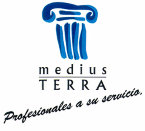 medius TERRA Profesionales a su servicio. Logo (EUIPO, 17.04.2000)