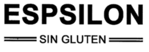 ESPSILON SIN GLUTEN Logo (EUIPO, 15.10.2002)