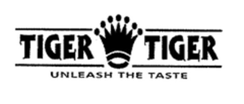 TIGER TIGER UNLEASH THE TASTE Logo (EUIPO, 20.12.2004)