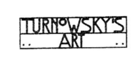 TURNoWSKY'S ART Logo (EUIPO, 03/27/2008)