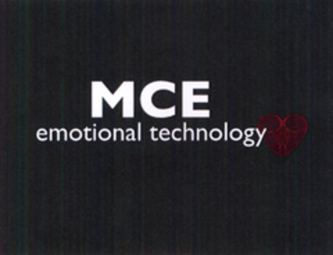 MCE EMOTIONAL TECHNOLOGY Logo (EUIPO, 03.10.2008)