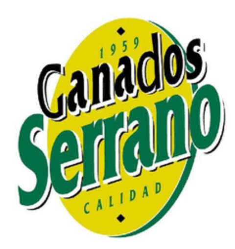 1959 GANADOS SERRANO CALIDAD Logo (EUIPO, 07/15/2010)