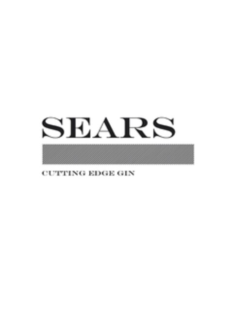 SEARS CUTTING EDGE GIN Logo (EUIPO, 09.07.2012)